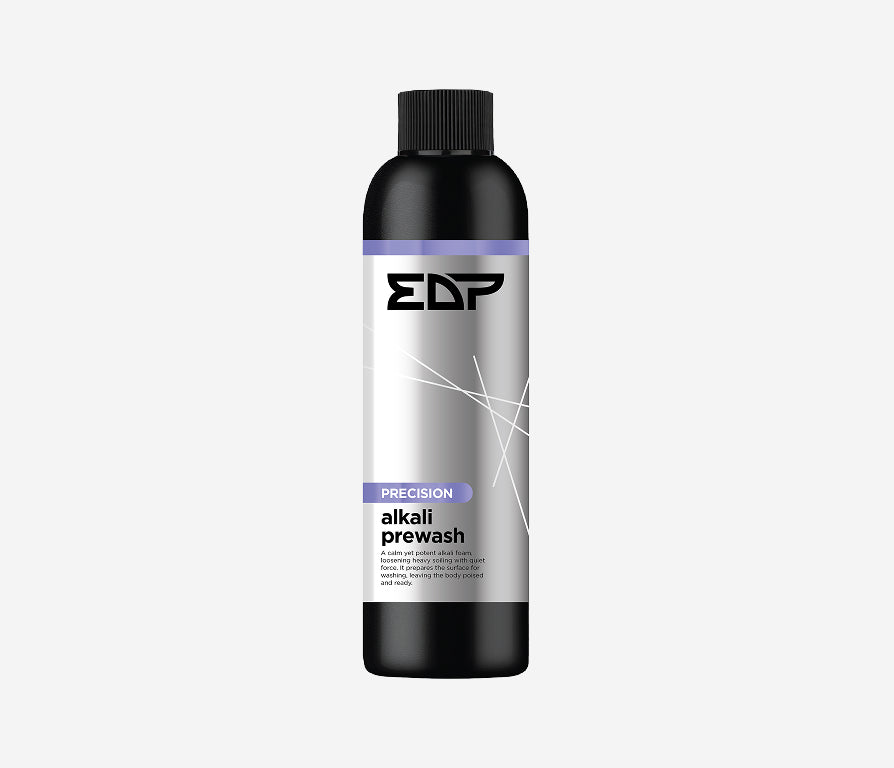 Alkali pre-wash